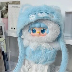 YOOKI Hibernation Bear Series Plush Pendants- Snowball Bear